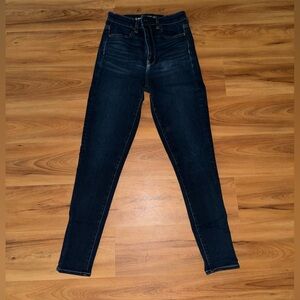 American Eagle Dark Wash Highest Rise Jegging